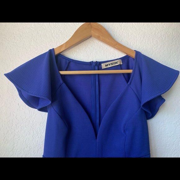 NWOT Modcloth Pinot Noir Dress in Cobalt Blue - Picture 4 of 16